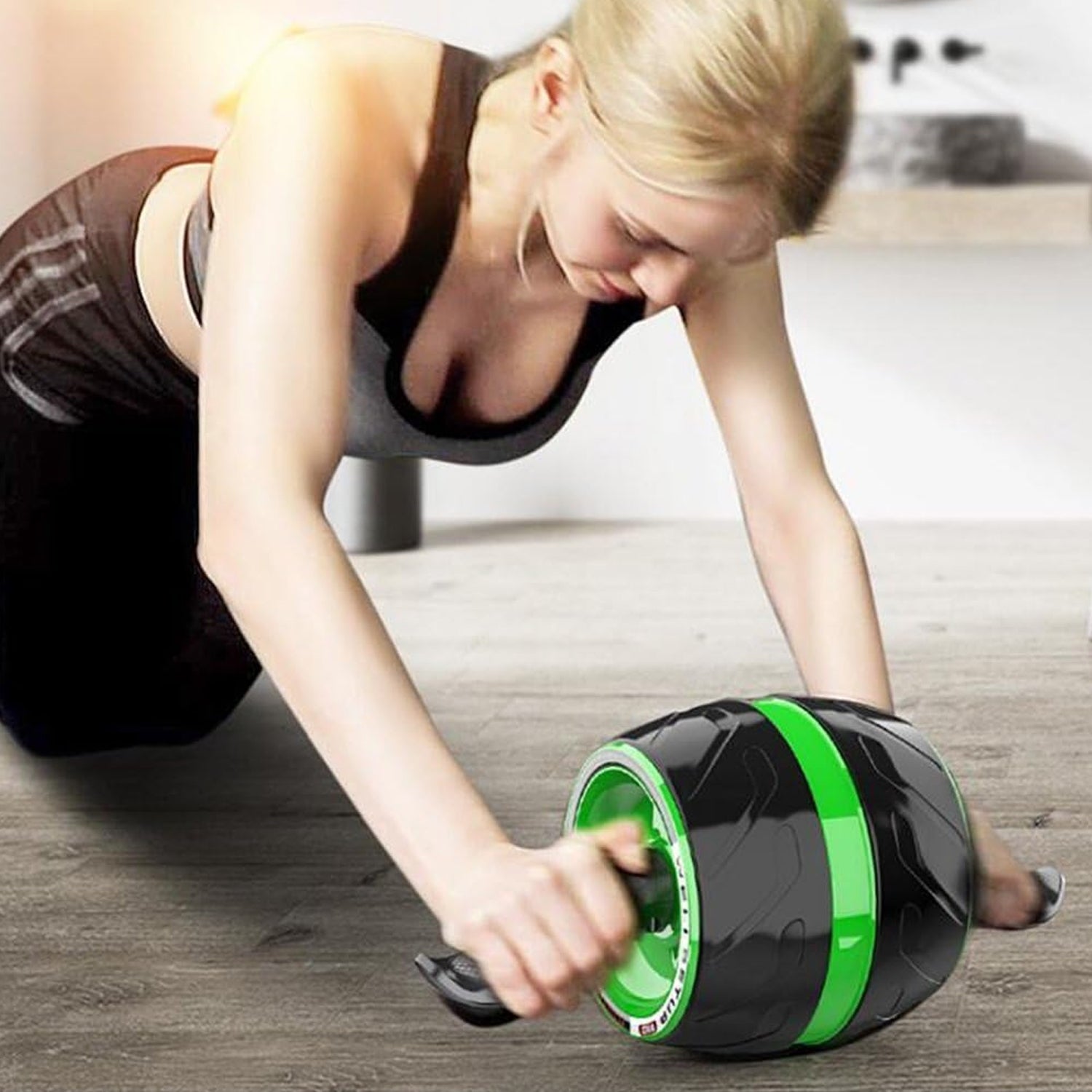 AB roller with knee pad, great for stomach exercises. AB roller with knee pad, great for stomach exercises.